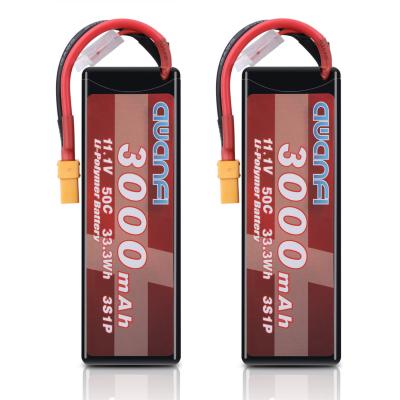 China AWANFI Toys 11.1V 3000mAh 50C 3S LiPo Battery for RC Quadcopter Airplane RC Helicopter Car RC Truck Flat Boat for sale