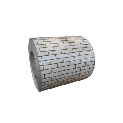 China Modern Precoat Galvanized Steel Coils Prepainted Steel Coil Sheet / BRICK PPGI for sale