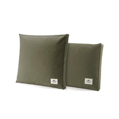 China Naturehike Goose Feather Cushion Cotton Canvas Sustainable Outdoor Camping Throw Pillow for sale