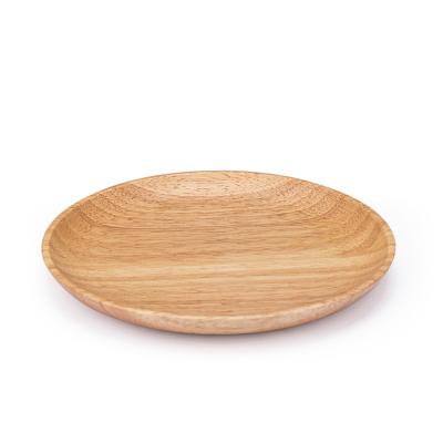 China Naturehike Camping Round Shape Sustainable Outdoor Wooden Serving Plates Cake Dish Food Dishes for sale