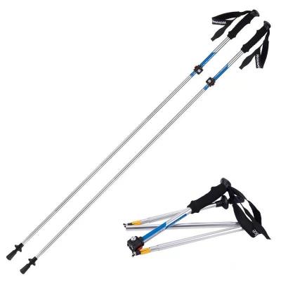 China Naturehike Ultralight EVA Handle 5-Section Folding Trekking Poles Alpenstock for sale