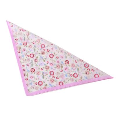 China Sustainable Square Triangle Plain Printed Multi Color Western Style Bandana Dog for sale