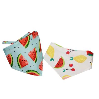 China Personalized Dog Pet Bandana Summer Prints Custom Design High Quality Fashionable Pet Products Bandana for sale