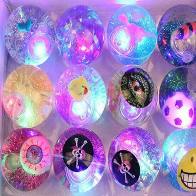 China Toy Large Soft Size Bounce Crystal Ball With Pictures Glitter Animal Ball for sale