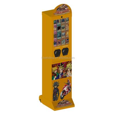 China Professional Promotion Two Column Metal Sticker And Card Vending Machine for sale