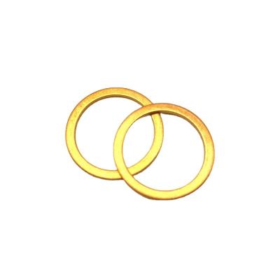 China Factory Price Metric Copper Ring Seal 1.5mm Copper Gasket For Machinery for sale