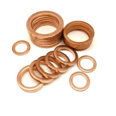 China Supply Gasket Fasteners Copper Gaskets, Direct Sales Metal Screws Pressure Gauge Copper Gaskets Copper Gaskets Manufacturers for sale