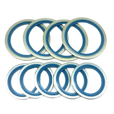 China Static Gaskets For Threaded Connections Of Various Types Of Hydraulic Hose Valve Wear Resistant Carbon Steel Compound Gaskets Adhesive Compound Gaskets For Sealing Round Flat Rubber Gasket for sale