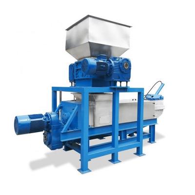 China food & Waste Beverage Plant Consumption Low Cooking Screw Press Dehydrator Machine / Dregs Screw Dewatering Press for sale