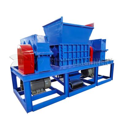 China industrial machine tire shredder/factory cardboard shredding waste/double shaft shredder for sale