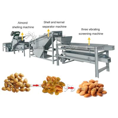 China food & Beverage factory gold supplier palm oil shell machine/almond shell nut shell splitter broken machine/badam shell shelling machine for sale