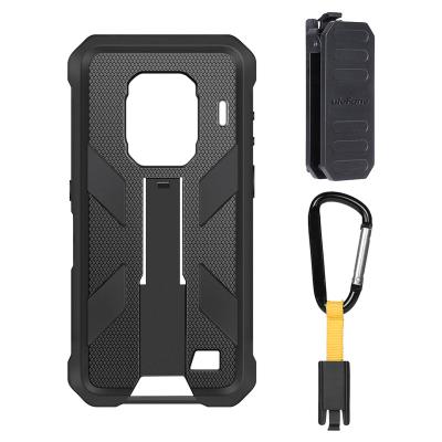 China Multifunctional TPU+PC TPU+PC Protective Case for Ulefone Armor 9/9E, with Back Clip and Carabiner for sale