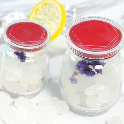 China Sustainable Storage Jar Lid Transparent Tinplate Candy Honey Glass Food Storage Bottles And Jars Cover Cylinder Twist Off Cap Flint 500ml >10 for sale