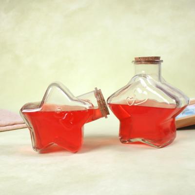 China Viable Mini Small Tiny Wishing Glass Bottles Vial with Cork Stopper for sale