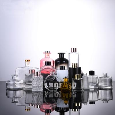 China Viable High Quality Hexagonal Star 80ml Flat Glass Deffuser Bottle For Aromatherapy Scent Diffuser For Sale for sale