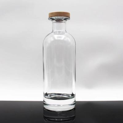 China Custom Fancy Glass Beverage Liquor Glass Bottle 50ml 100ml 200ml 500ml 750Ml For Whiskey Bourbon Gin Liquor for sale