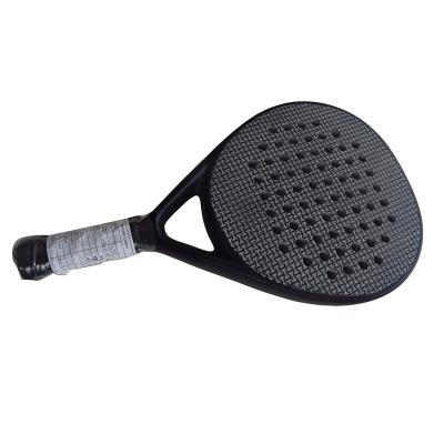 China 100% fiberglass OEM padel durable carbon/titanium woven /3K/12K/18K carbon fiber beach tennis padel rackets for sale