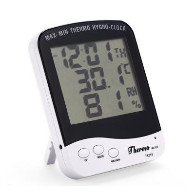 China ABS Large LCD Display High Low Temperature Thermometer ta218 for sale