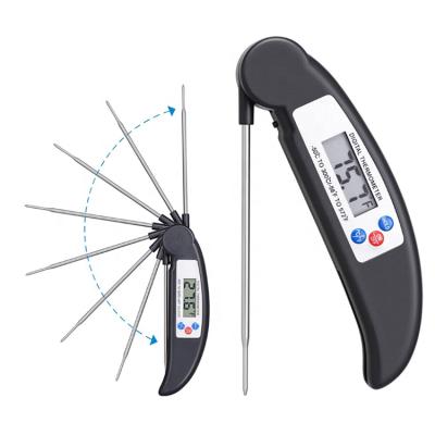 China Cheapest Digital LCD Kitchen Thermometer Meat BBQ Folding Probe Instant Reading BBQ Thermometers for sale