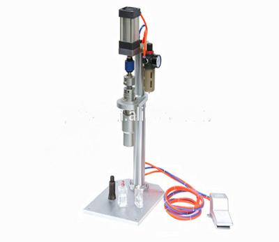 China 20mm Handheld Perfume Making Machine Pneumatic Beverage Perfume Bottle Crimping Machine for sale