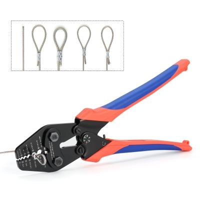 China Ordinary Multifunction Hand Crimper 8 Shaped Aluminum Sleeve Pliers Clamp Head Crimping Aluminum Power Cable Crimping Too Power Cable for sale