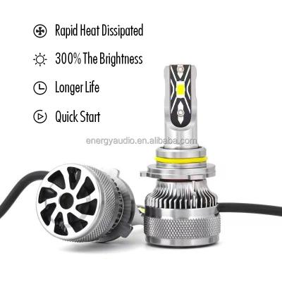 China 2023 New Arrival NRG Automotive Led Headlight Lighting 40W 4000LMS 6000K H1 H3 H7 H11 H13 9004 9005 9006 9007 CSP Chip H4 Car LED Headlight Bulbs for sale