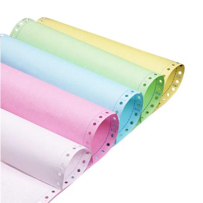 China 3ply Invoice Book CB CFB CF NCR Paper Carbonless Copy Paper For Bank Use Rainbow Carbonless Paper for sale