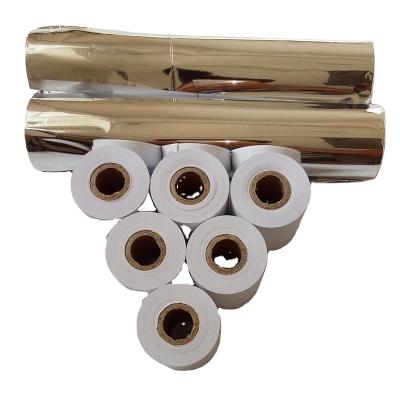 China POS And Bank ATM Machines Black Small Image Thermal Paper Roll With 80mm Or 57mm Roll Width for sale