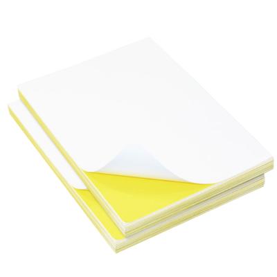 China 20x30 Sheets Sticker Thermal Paper Sticker Anti-static White Self Adhesive Paper for sale