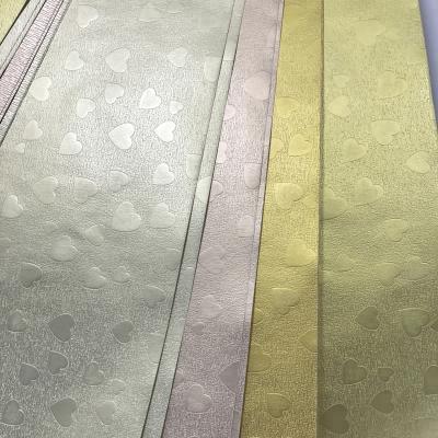 China Anticurl Aluminum Foil Lamination Art Paper Kraft Wrapping Paper With Designs for sale