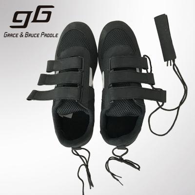 China GB Rubber Fabric All Size Black Rowing Shoes For Rowing for sale