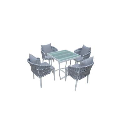 China Durable high quality using various outdoor luxury modern dining table set for sale