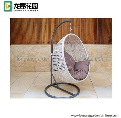 China China Factory UV Resistance Outdoor Hanging Chair Garden Rattan Swing Chairs for sale