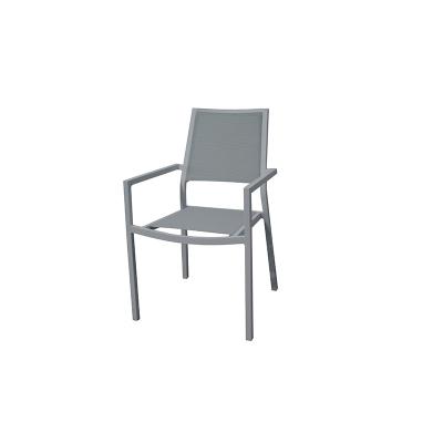 China UV resistance outdoor cafa chair metal sling chair in china outdoor garden chair for sale