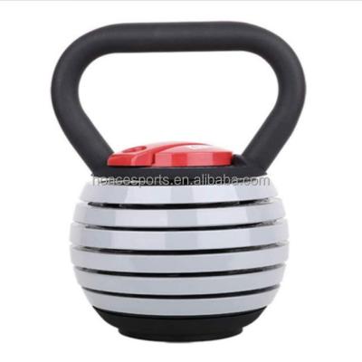 China Hot Selling Adjustable Kettlebell 40lb Home Use Muscle Training for sale