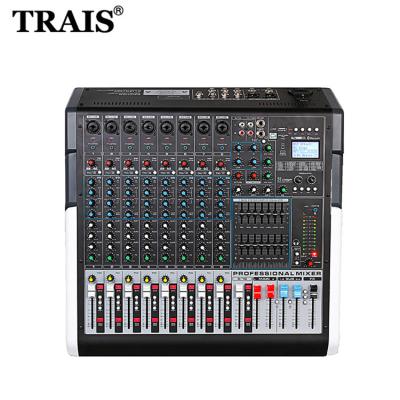 China Professional Performance Factory Wholesale TFS-12 Channel Digital Audio Mixer For DJ Performance Singing Party for sale