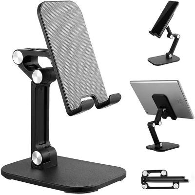 China Adjustable Mobile Phone Tablet Pc Universal High Quality Adjustable Folding Tablet Stand for sale