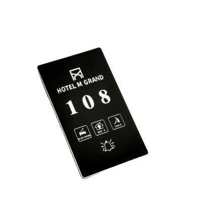 China Customized Modern Hotel Touch Screen Switch Hotel Room Door Switch Smart Doorbell for sale