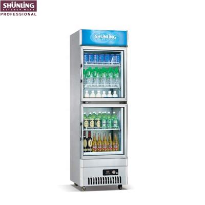 China Commercial Refrigerated Single-Temperature Display Cabinet Beverage Fridge Salad Showcase for sale