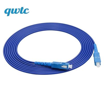 China Wholesale Customized SC Outdoor SC UPC APC Indoor Outdoor FTTH Duplex/Simplex SC SX Prevent Rat Bites Cable Drop Armored Fiber Optic Patch Cord for sale