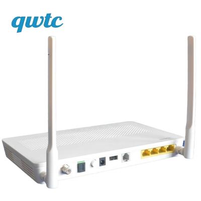 China Fiber Signal Transmission HG8247H5 FTTH Firmware EPON WiFi Ontario 4GE+1TEL+1USB+WiFi+CATV English Modem Terminal HG8247H5 GPON ONU Router for sale