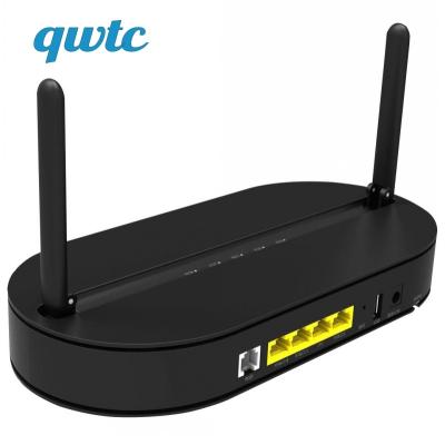 China Fiber Signal Transmission HN8145V Fiber Optic Modem 10Gepon Wifi 4GE+1TEL+1USB+2.4G 5G 8145V 10G Dual Band Router EPON Ontario GPON ONU for sale