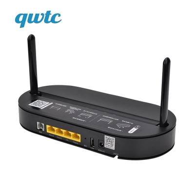 China Fiber Signal Transmission HS8145V5 GEPON Interface 4GE English LAN PORT 1 5G 2.4G WIFI Epon Ontario Modem Black FTTH Network Router GPON ONU for sale