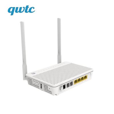 China Fiber signal transmission EG8245H5 FTTH terminal 2 English version POTS + 4 GE + Wi-Fi + 1 USB 2.4G/5G Wifi 5dbi GPON ONU Ontario for sale