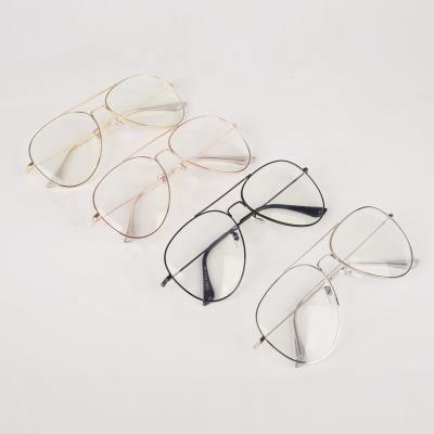 China Trendy Fashionable Bluelight Stainless Steel Eyewear Blocking New Optical Glass Frames for sale