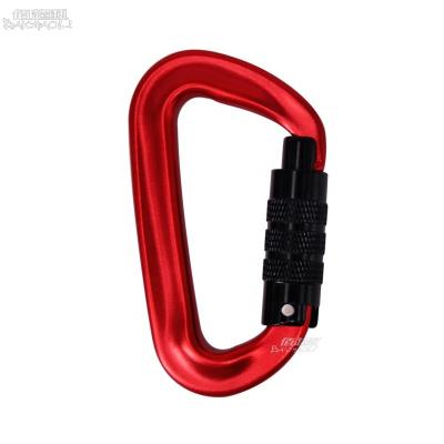 China Baichaoli 7075 Aviation Aluminum Climbing Hooks Self Locking Carabiner for sale