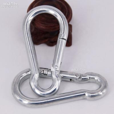 China Heavy Industry Galvanized 8# Iron Squash Carabiner Snap Hooks for sale