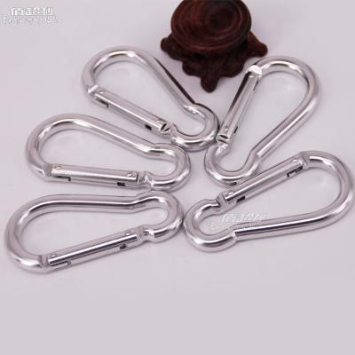 China Heavy Industry Baichaoli 8 Double Squash Rivet Aluminum Alloy Carabiner Hooks for sale