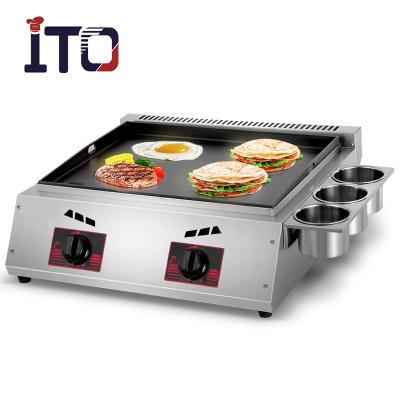 China Hot Selling Equipment ASQ-G188 Guangzhou Commercial Factory Kitchen Gas Griddle for sale