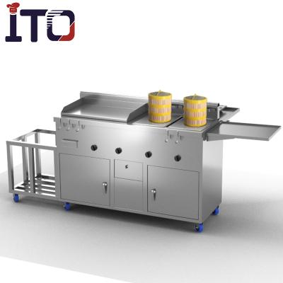 China 2020 Multifunctional New Hot Selling Multifunctional Gas Griddle And Fryer Movable for sale